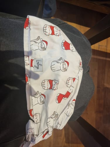 Customer photo review of Bandana OP Haube Katznachten