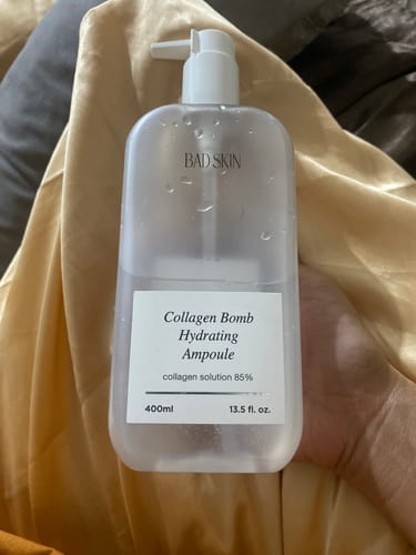 Customer photo review of Bad Skin™ Korean Collagen Bomb Hydrating Ampoule