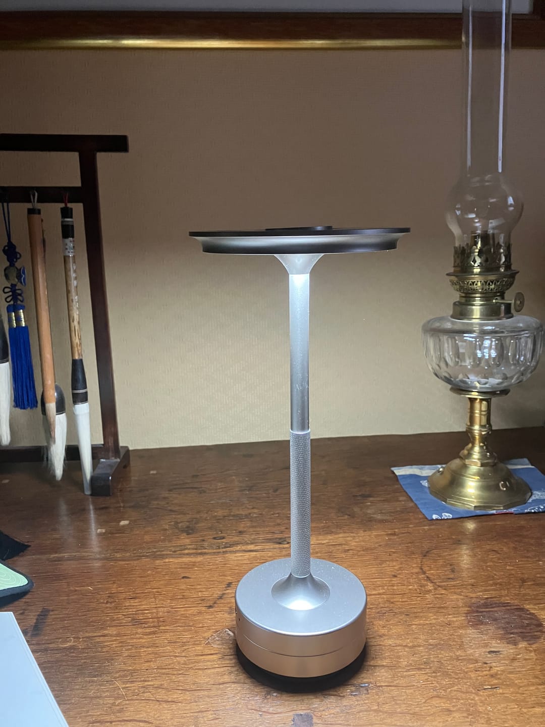 Customer photo review of Ambient™ Metallic Cordless Table Lamp