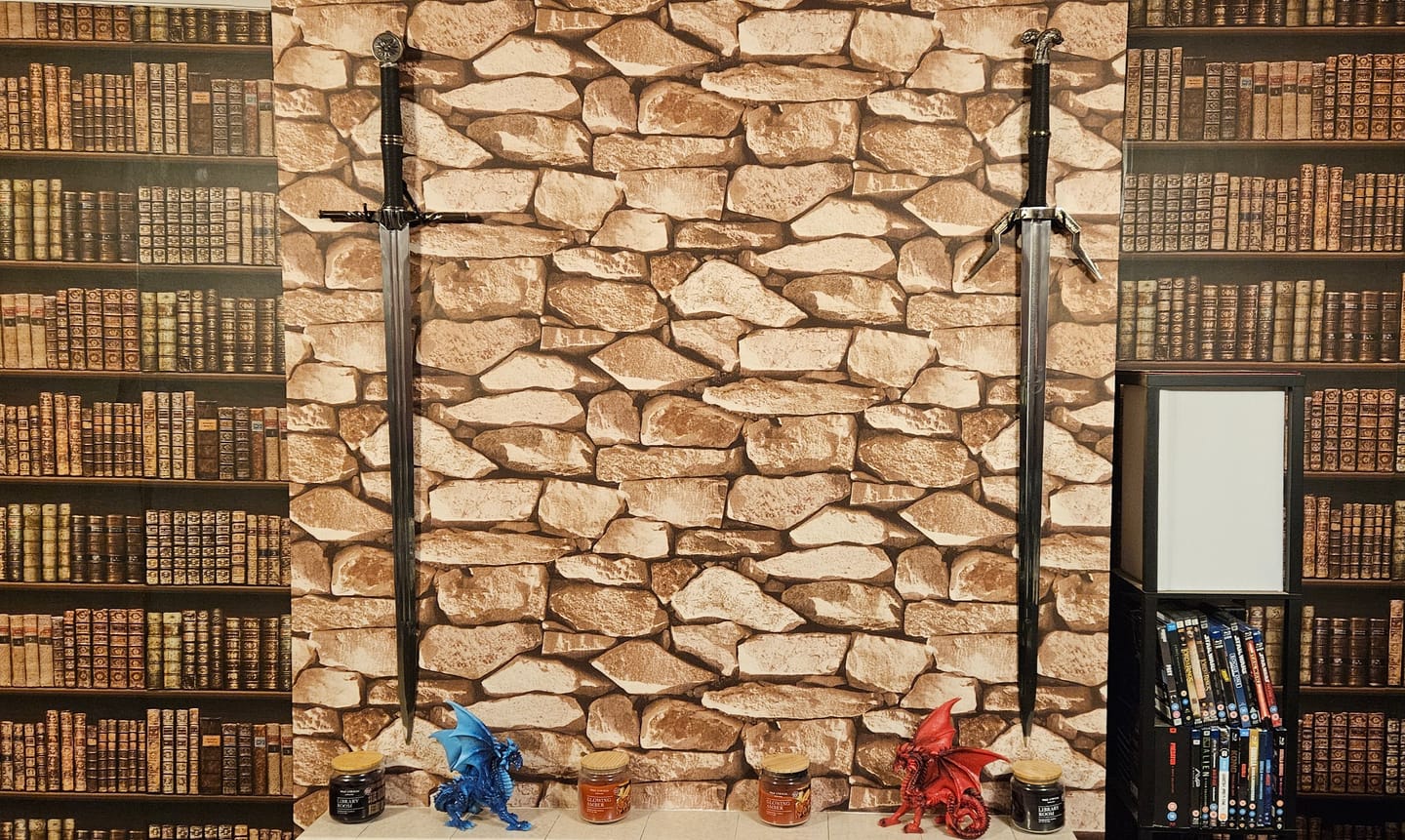 Customer photo review of Blackened Sword Hanger - Trollkors