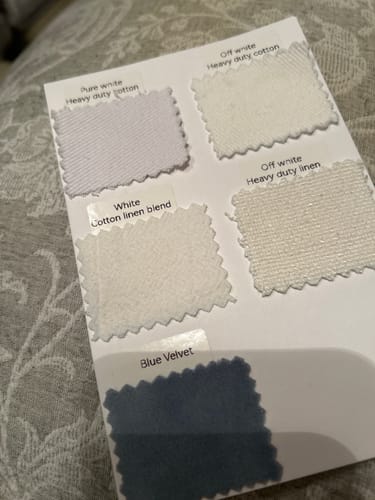 Customer photo review of Sofa Cover/Chair Cover sample, for at most 6 samples, with $6.99 shipping