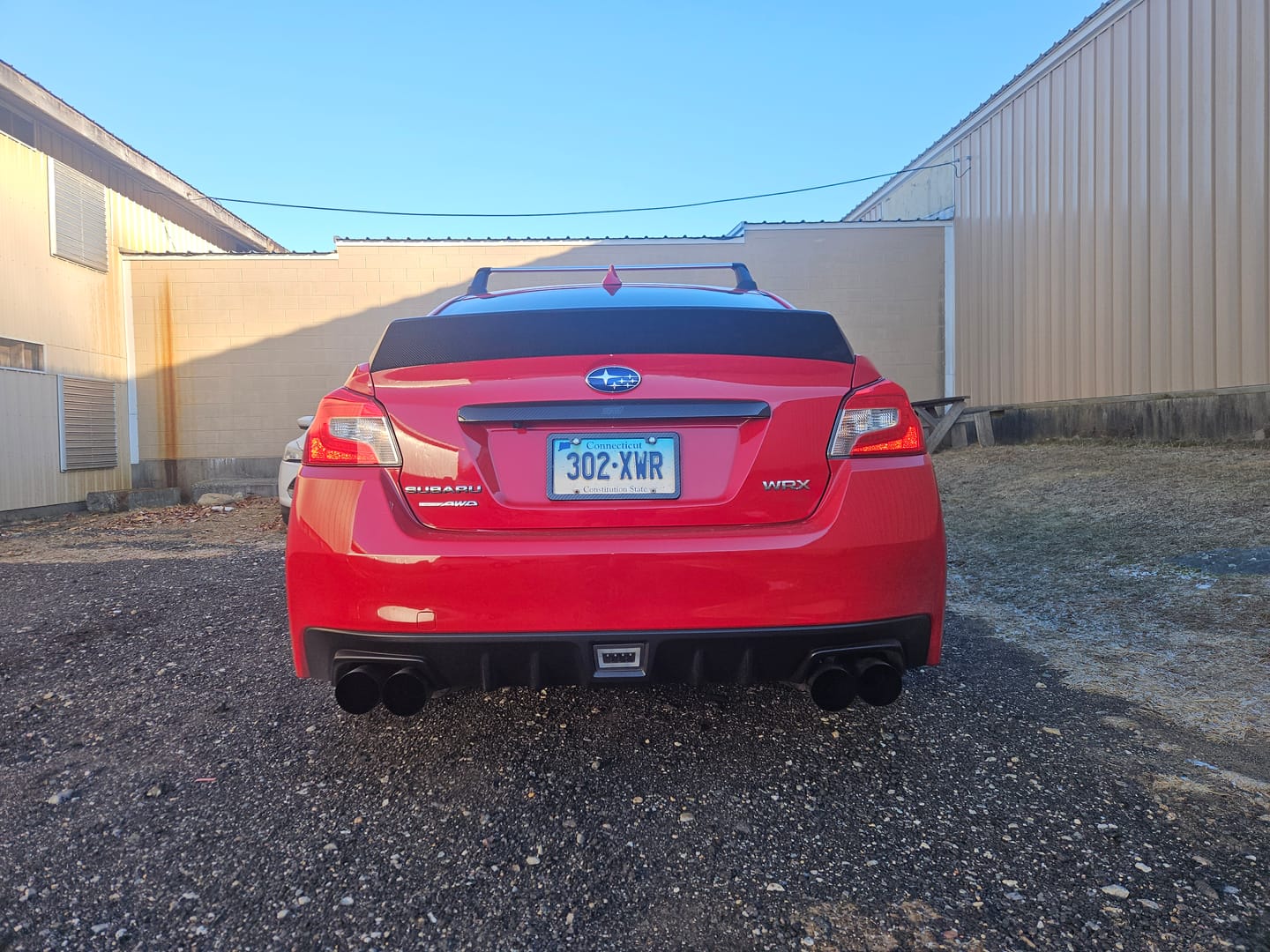 Customer photo review of 2015-21 Subaru WRX STi RB Duckbill Rear Trunk Rear Spoiler