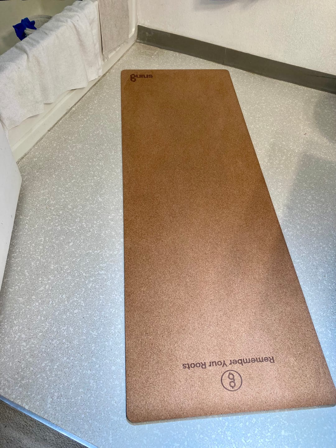 Customer photo review of Roots Cork Yoga Mat