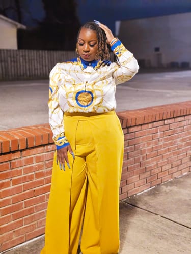 Customer photo review of Chains & More Blouse- SGRHO