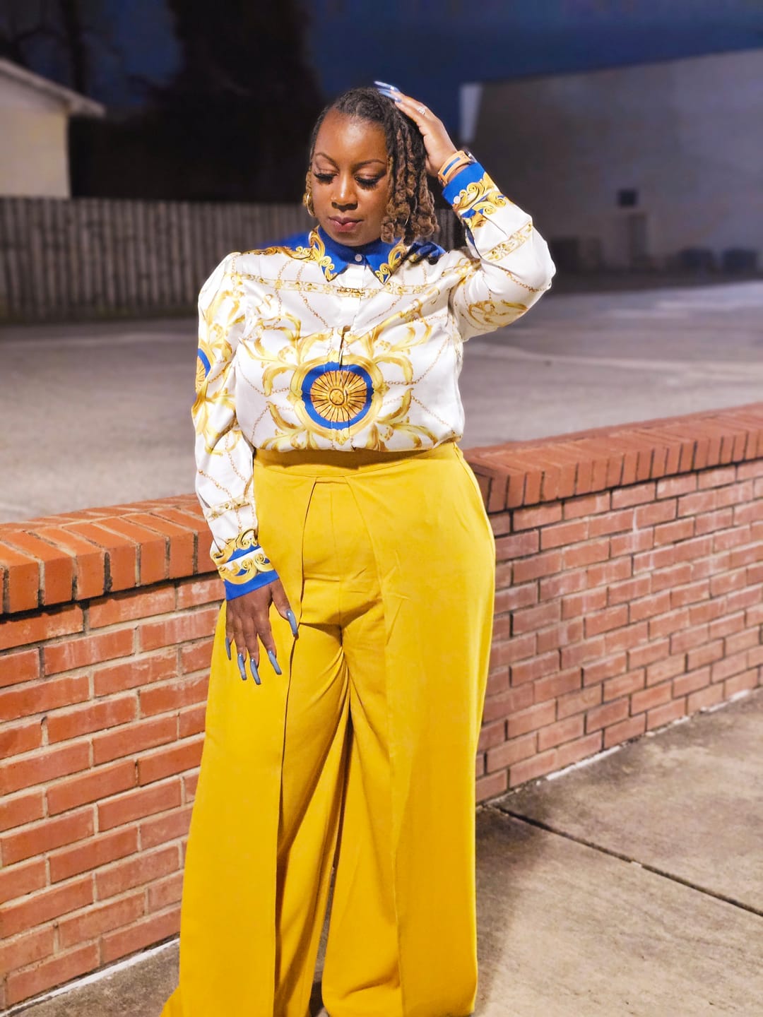 Customer photo review of Chains & More Blouse- SGRHO