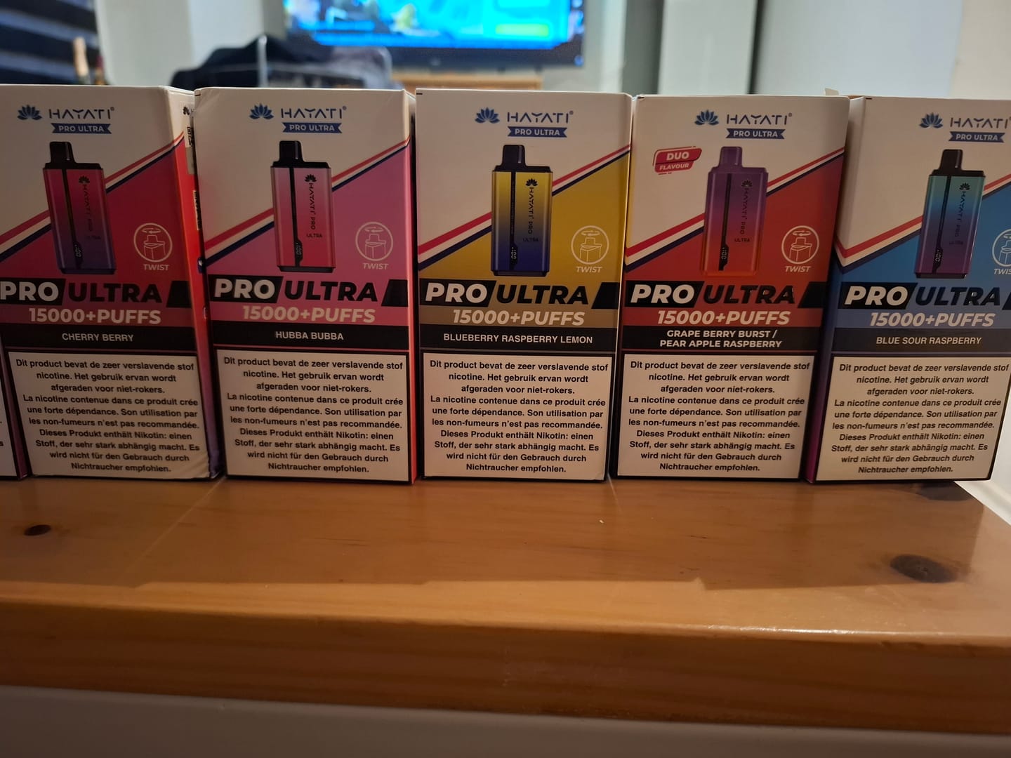 Customer photo review of Hayati Pro Ultra 15000 Puffs Disposable Vape Box Of 10