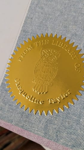 Customer photo review of 50 Golden Seal Sticker