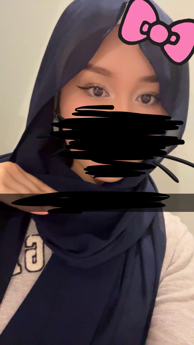 Customer photo review of Silk Hijab Cap - White