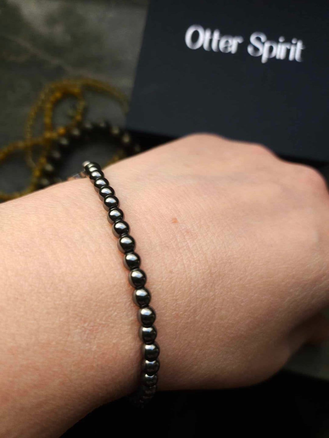 Customer photo review of Hematite Bracelet Mini