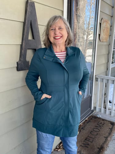 Customer photo review of Windsor Extra Long Jacket