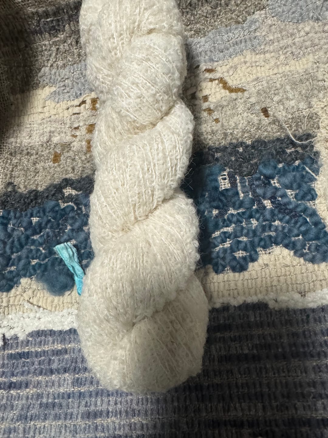 Customer photo review of Alpaca Boucle Worsted