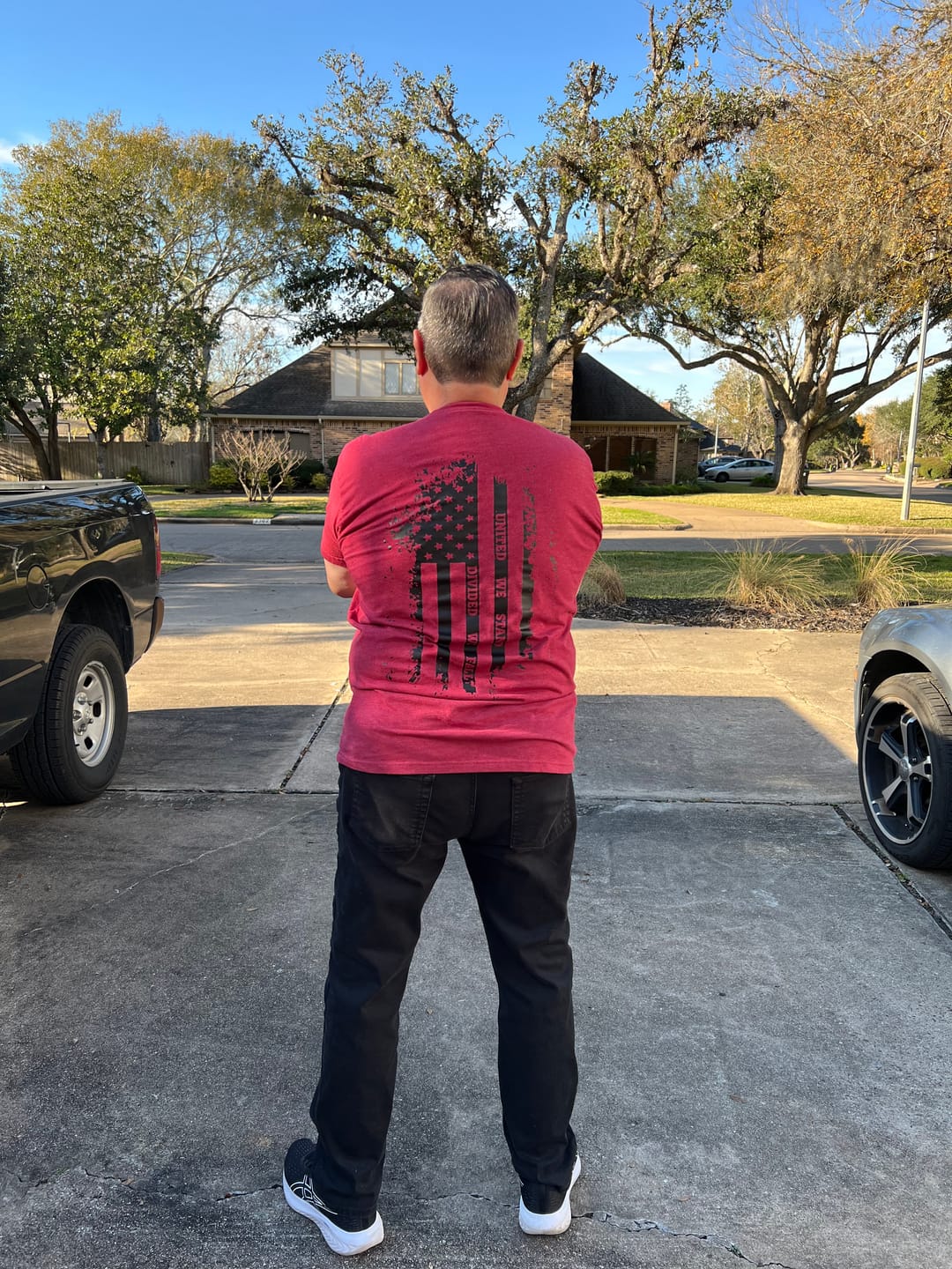 Customer photo review of United We Stand Tee