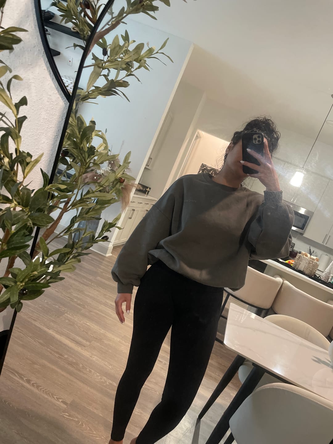 Customer photo review of PUFF SWEATSHIRT