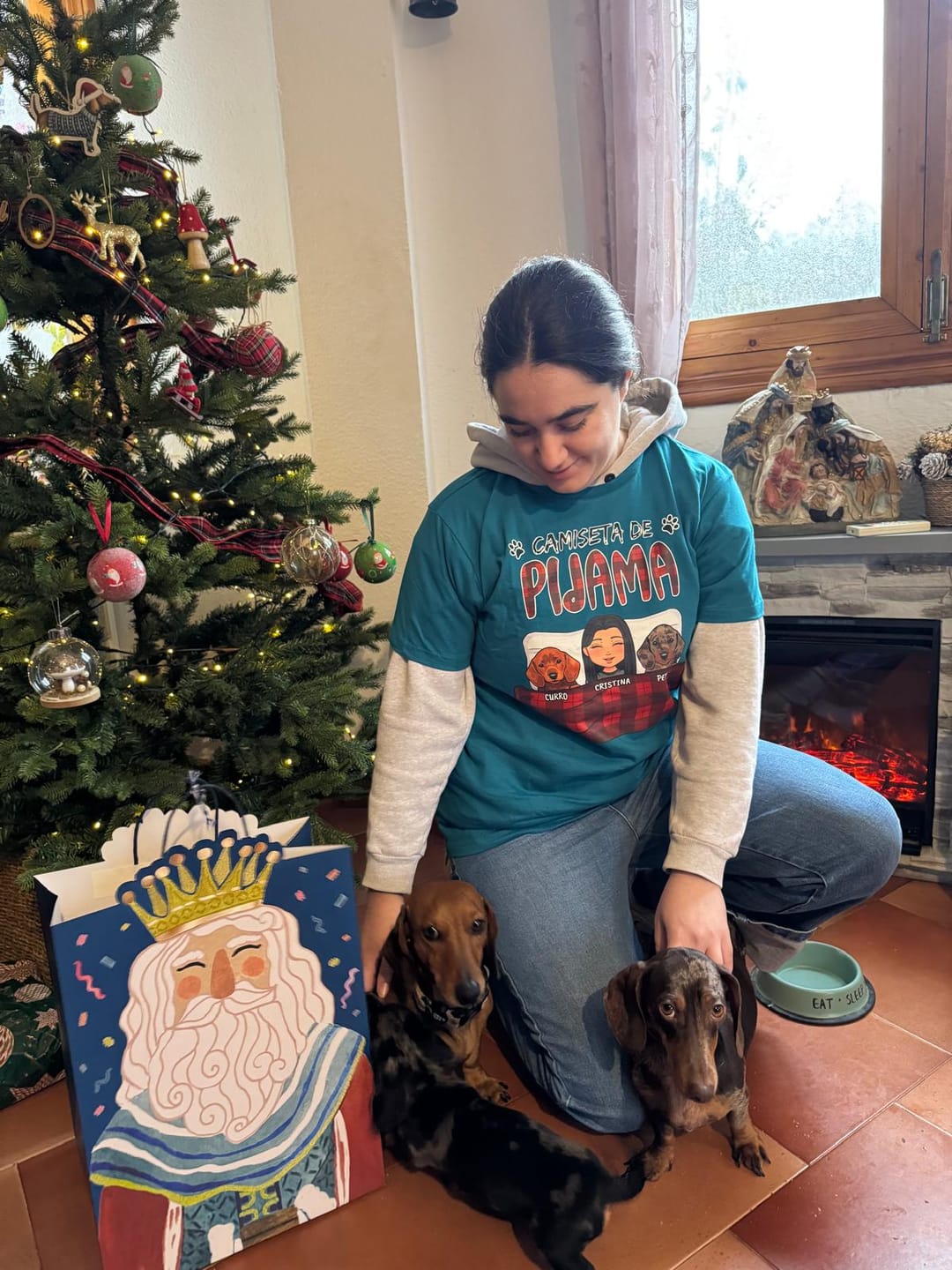 Customer photo review of Mi camiseta de pijama - Camiseta personalizada