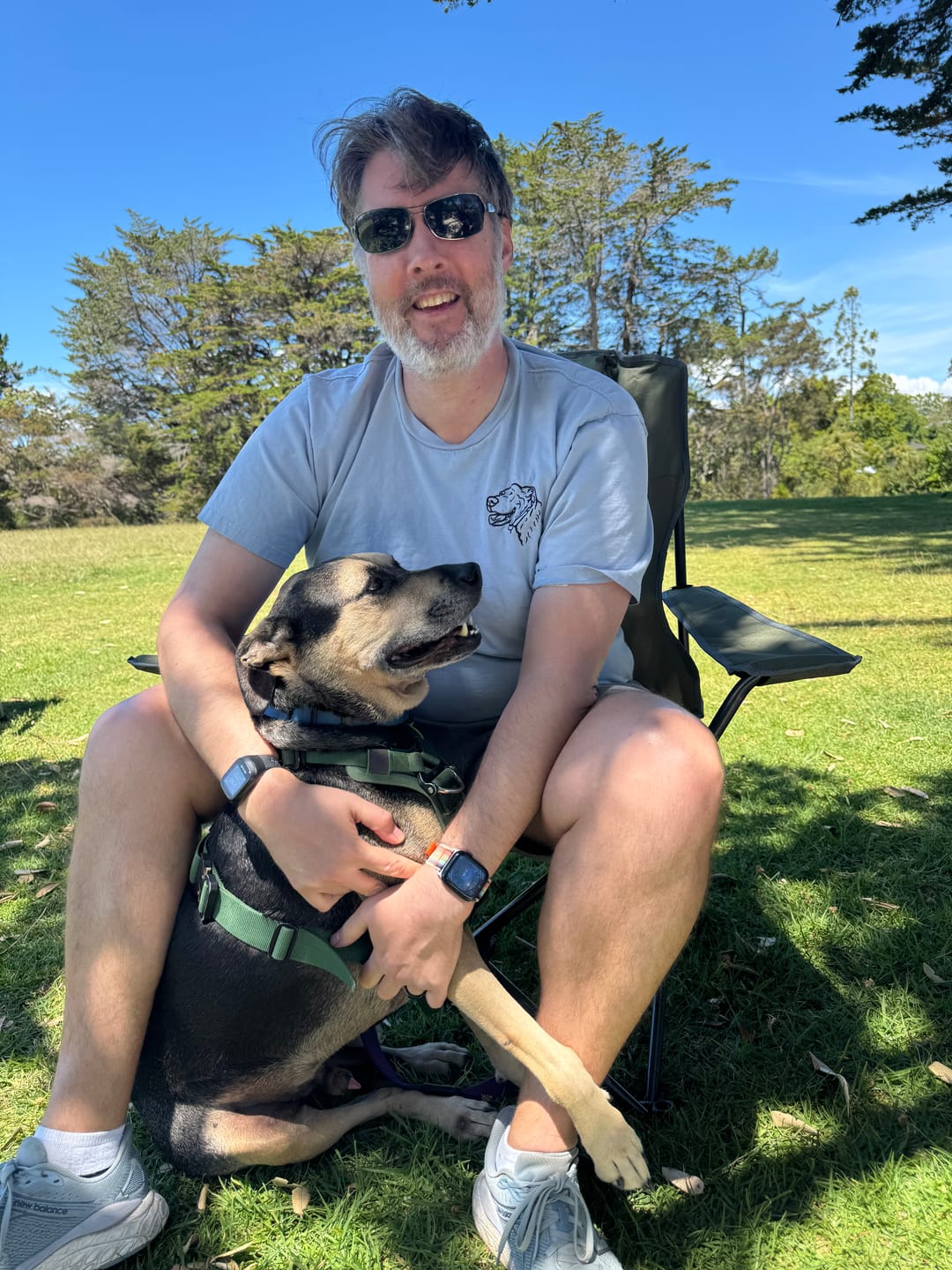 Customer photo review of CUSTOM PET T-SHIRT