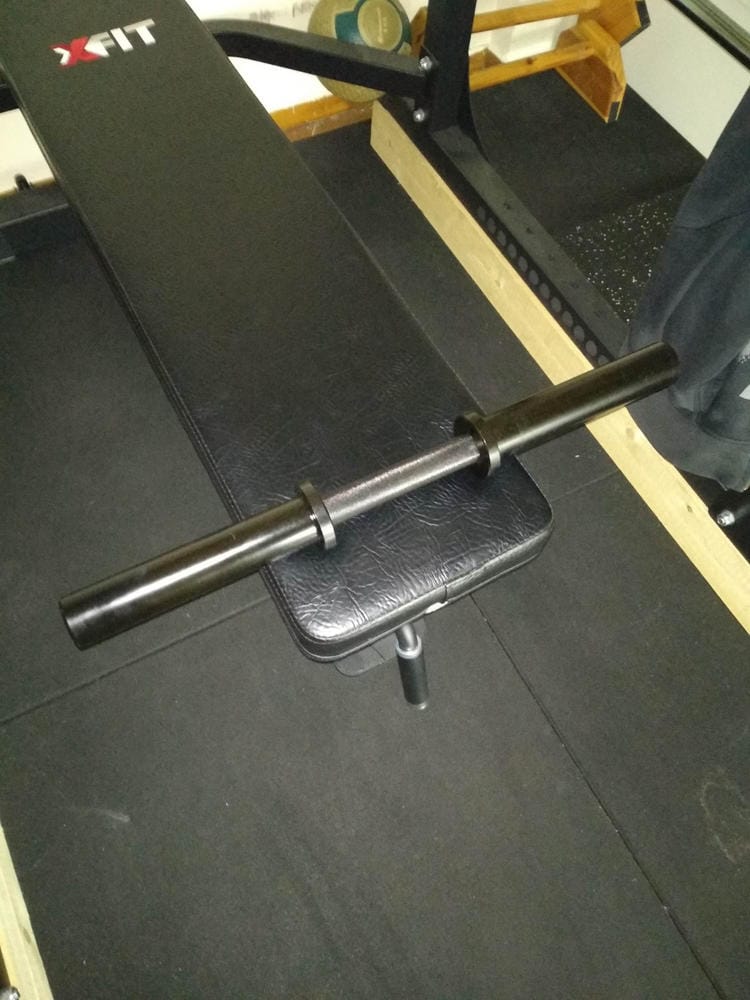 Customer photo review of Riot Heavy Duty Loadable Dumbbell Handle - Rated to 200KG