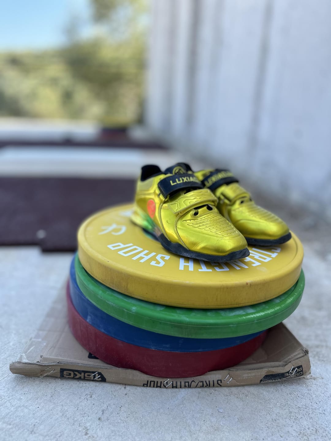 Customer photo review of 140KG Set - Competition Olympic Bumper Plates