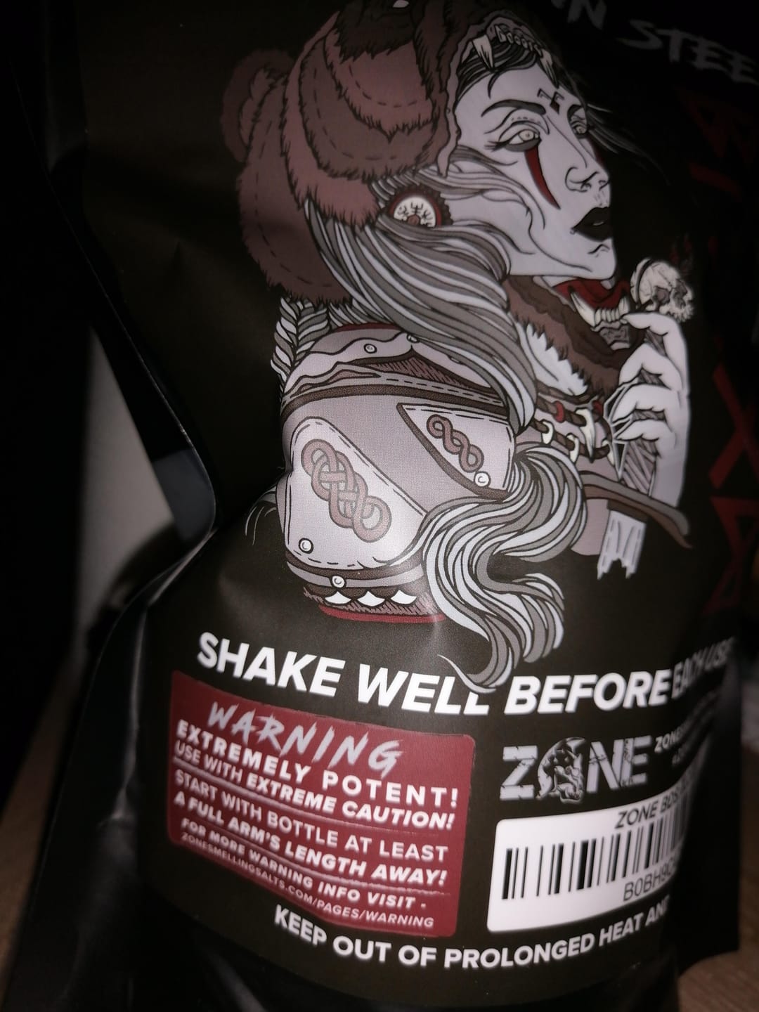 Customer photo review of Z☠️NE Bear Down Steel Blood - Dry Athletic Salt