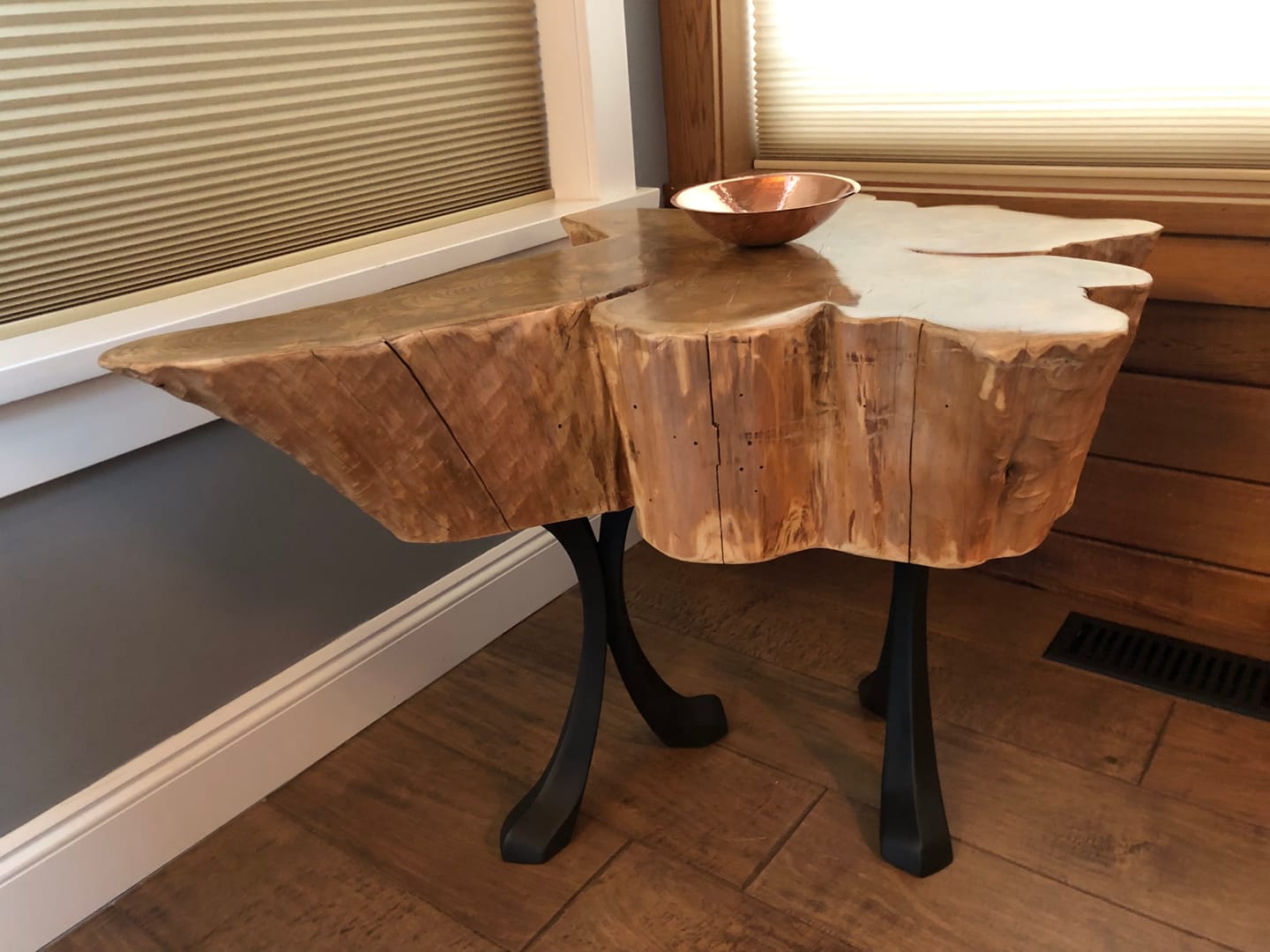 Customer photo review of Bench Legs 109 Xeni 16H Mid-Century Modern Style