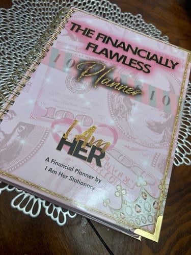 Customer photo review of The Pink Financially Flawless Planner