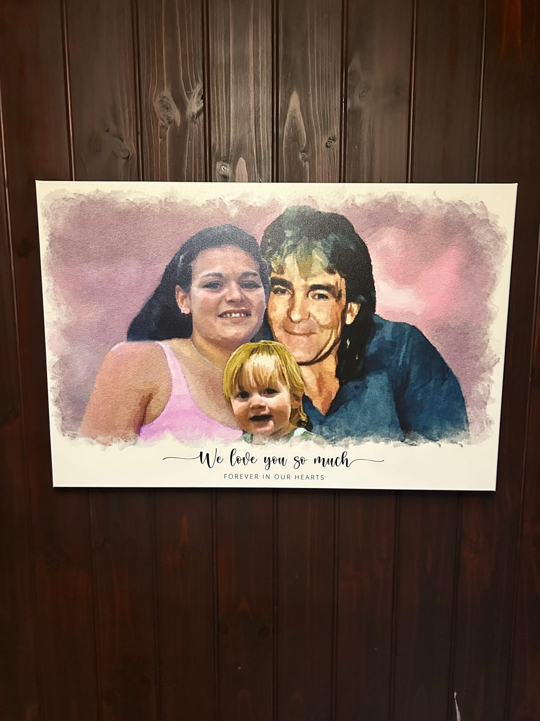 Customer photo review of Custom Family Photo Portrait