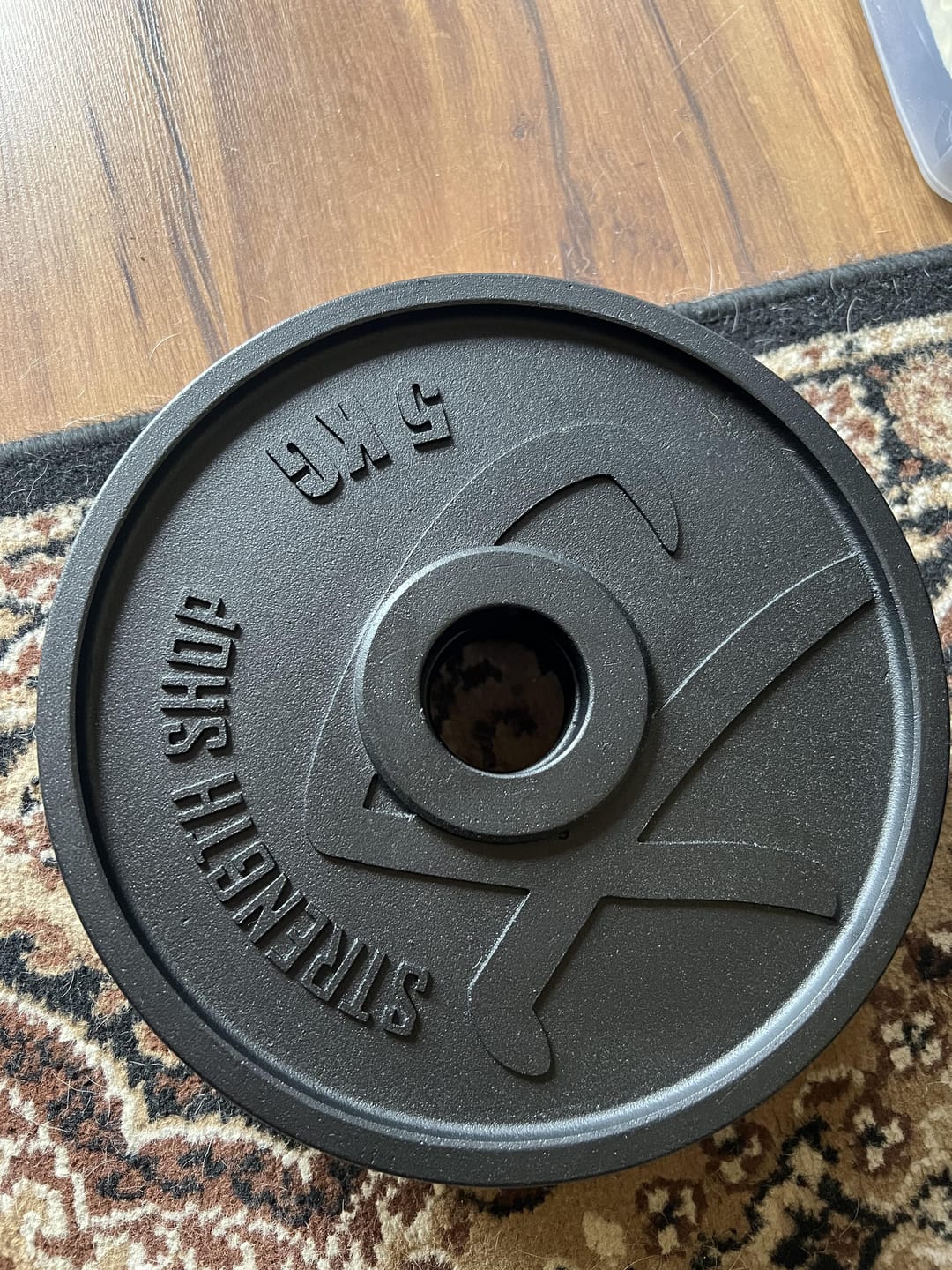 Customer photo review of Deep Dish Cast Iron Plates, 1.25kg-20kg
