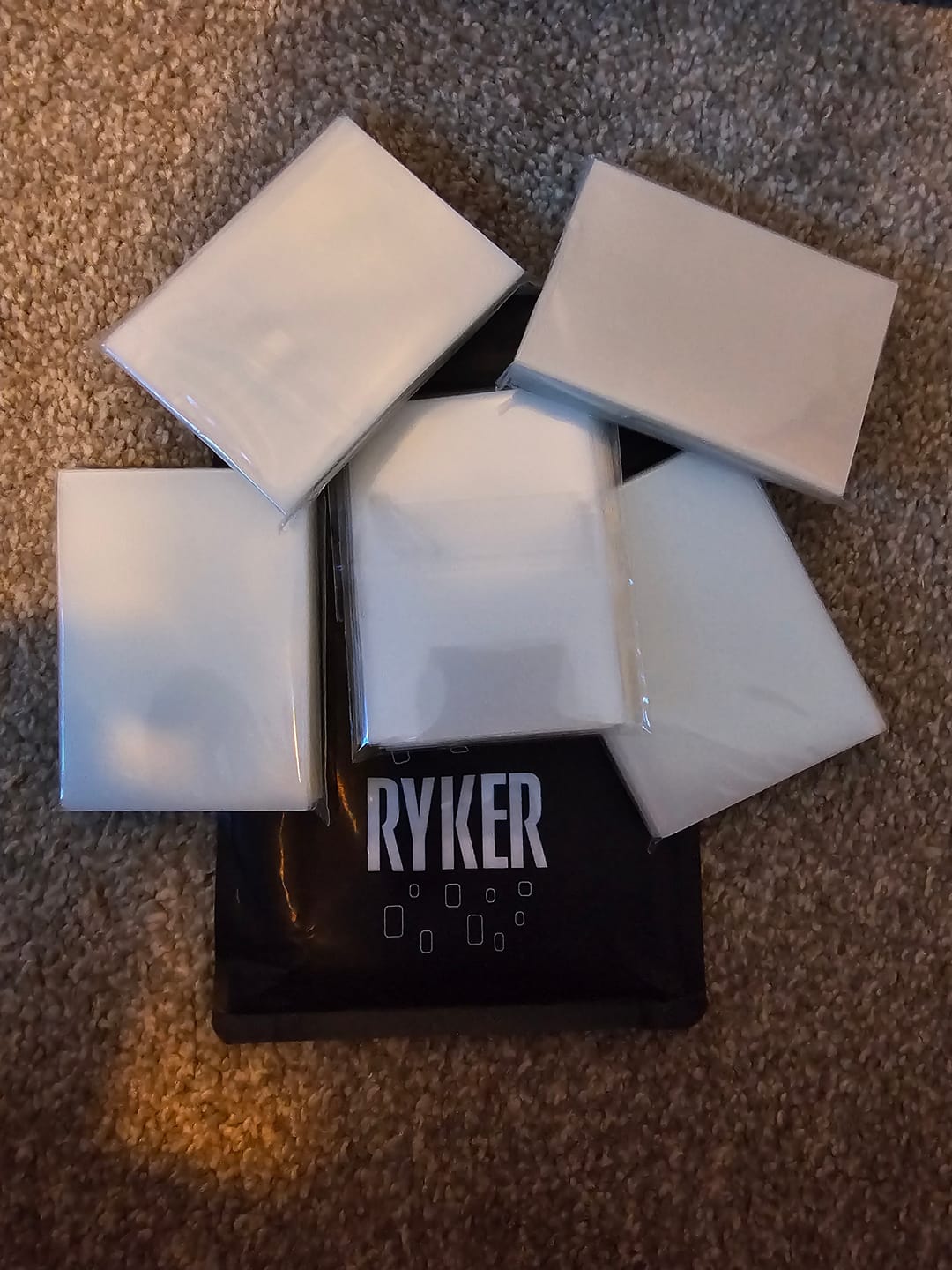 Customer photo review of Arcs: The Blighted Reach Expansion Card Sleeve Kit