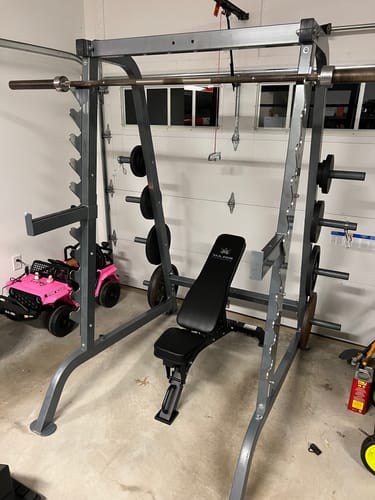 Customer photo review of Major Fitness Adjustable Bench | 1300Lbs Capacity Weight Bench PLT01