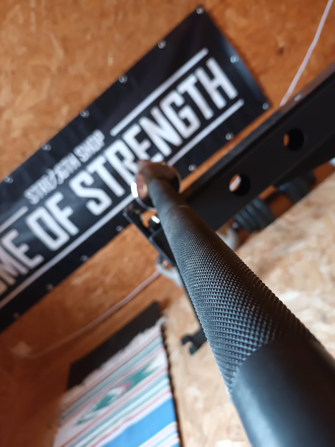 Customer photo review of Bastard Power Bar With Black Chrome Shaft & Bronze Bushings