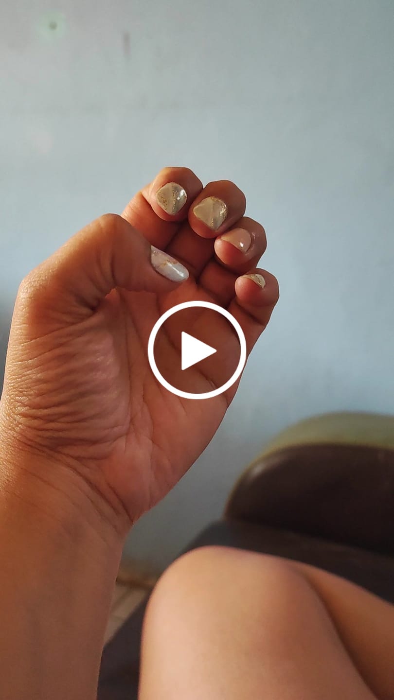 Customer video review of Mármol Fancy | Stickers de Esmalte