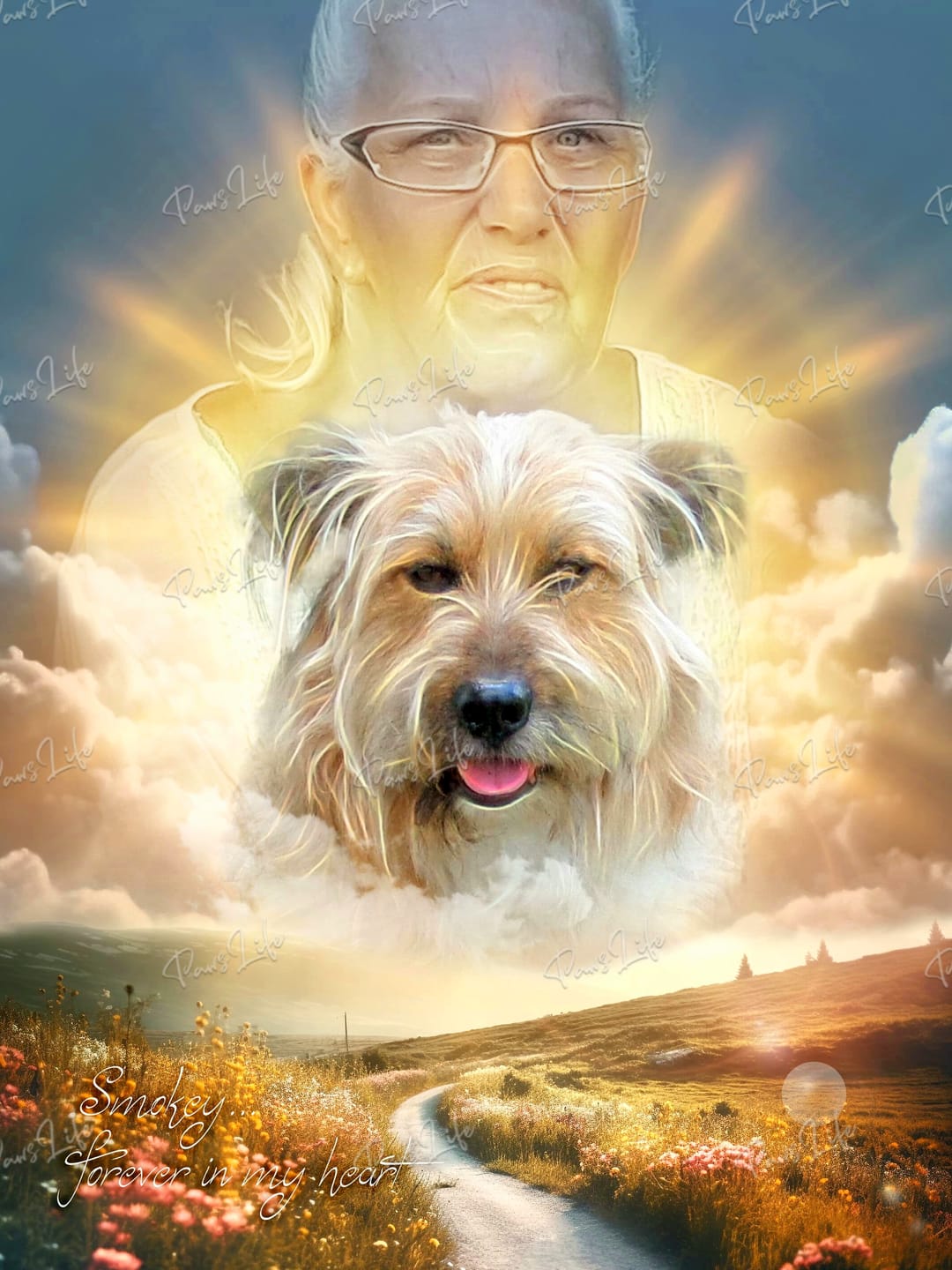Customer photo review of Personalisiertes Portrait - Sonnen Stil