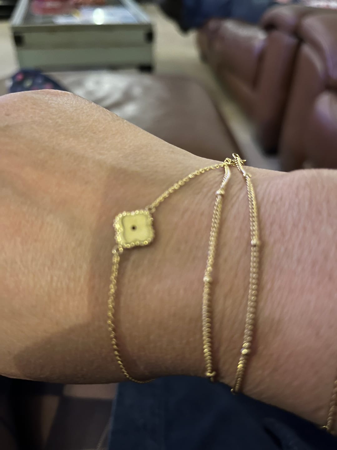 Customer photo review of Double Beaded Bracelet