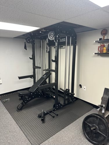 Customer photo review of Major Fitness F22 All-In-One Home Gym Power Rack
