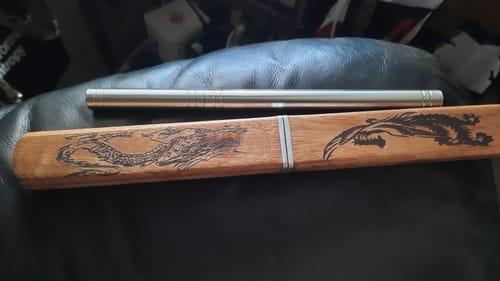 Customer photo review of World's First Dual Blade Chef Knife