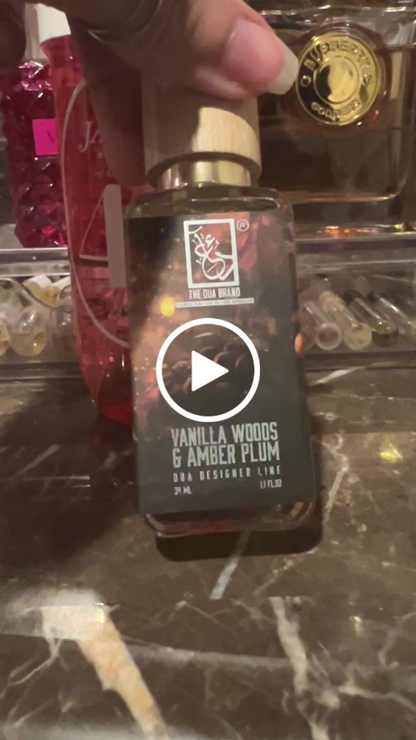 Customer video review of Vanilla Woods & Amber Plum