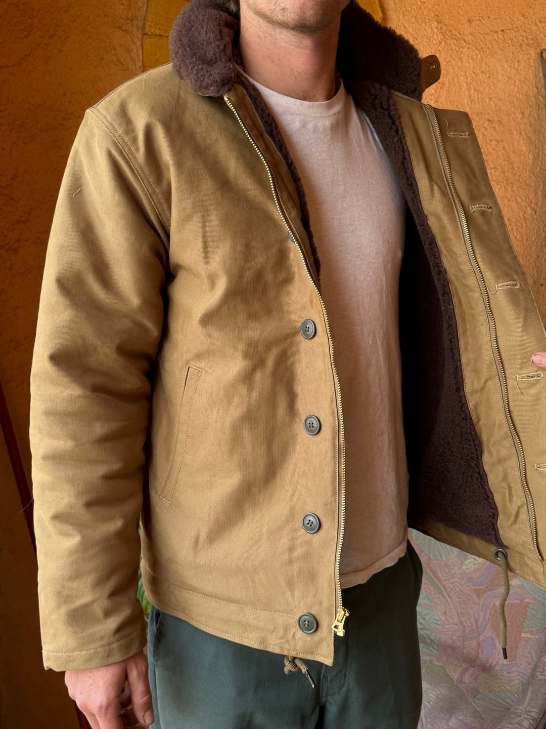 Customer photo review of 1940s US Navy N-1 Deck Jacket - Cost-effective Version
