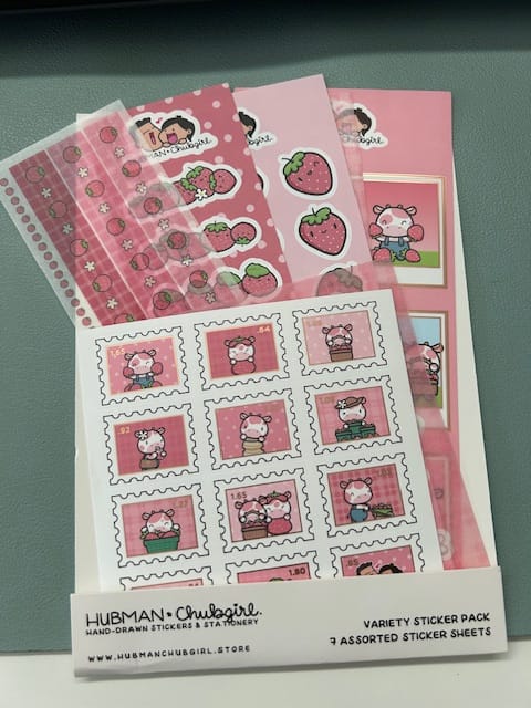 Customer photo review of Strawberry Harvest Variety Sticker Pack