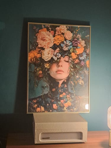 Customer photo review of Victorian Flowers Print