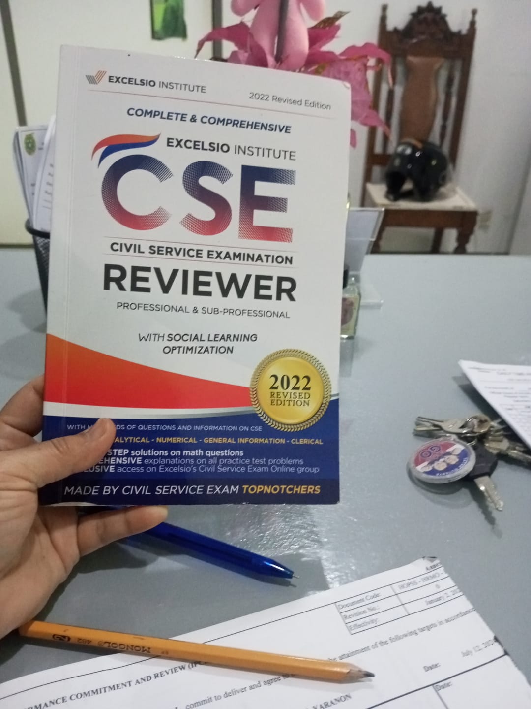Customer photo review of ULTIMATE ALL-IN-ONE Civil Service Exam Reviewer UPDATED Edition