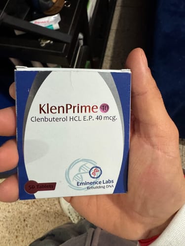 Customer photo review of Klenprime Clenbuterol 50 Tabs/40mcg