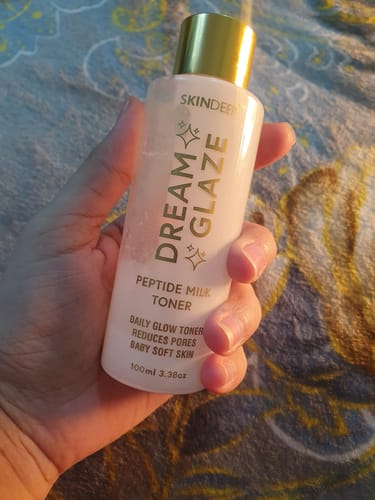 Customer photo review of DREAM GLAZE - Peptide Milk Toner