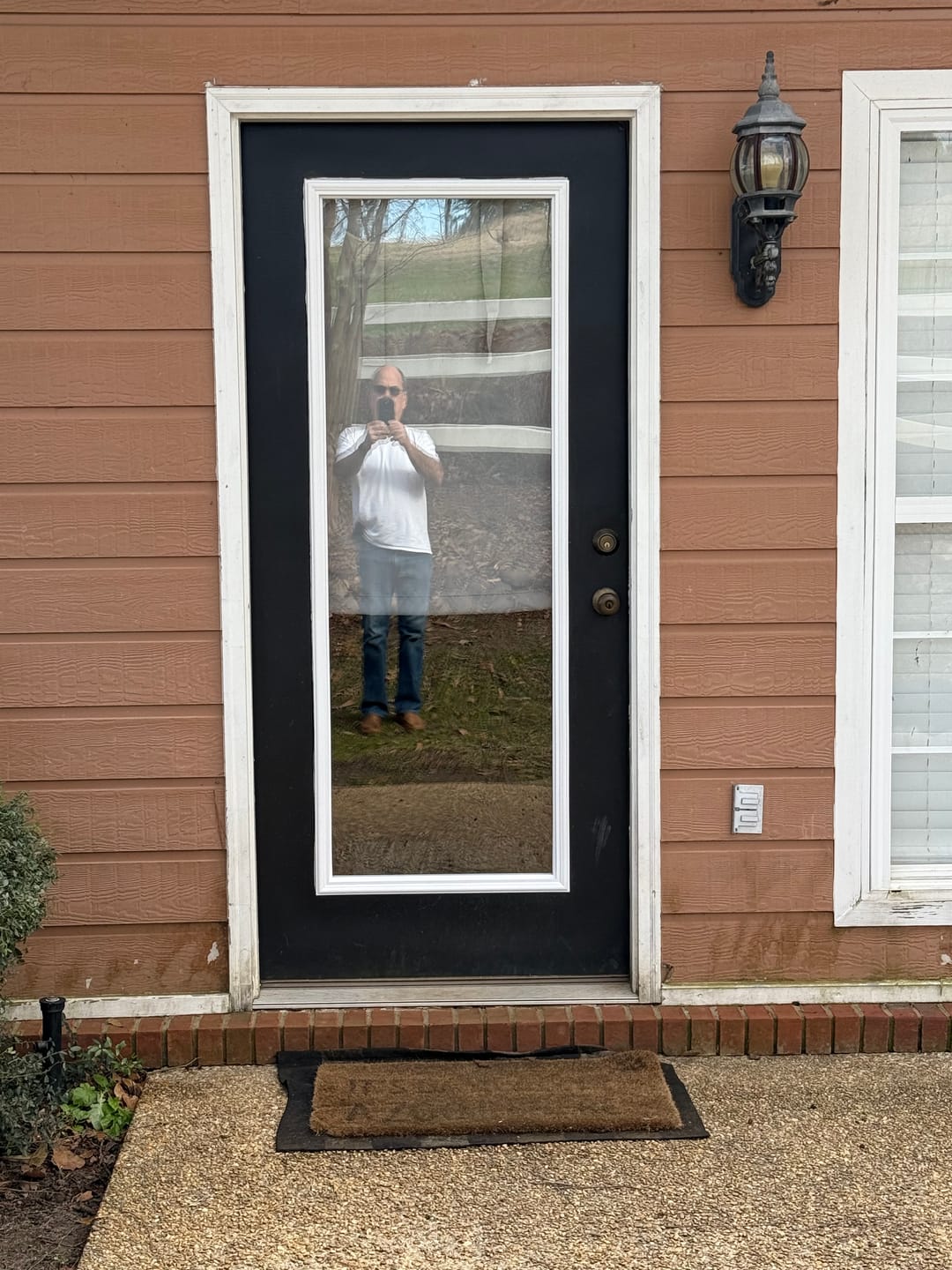 Customer photo review of ODL Clear Door Glass - 24" x 66" Frame Kit