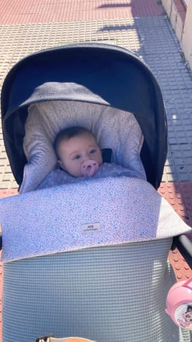 Customer photo review of Kit 2 Chupetes CLÁSICOS Rosa Pálido y Celeste Nenina & Co