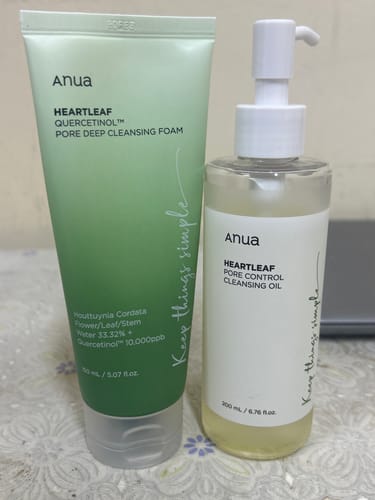 Customer photo review of زيت انوا هارت ليف لتنظيف البشرة والتحكم بالمسام - 200مل