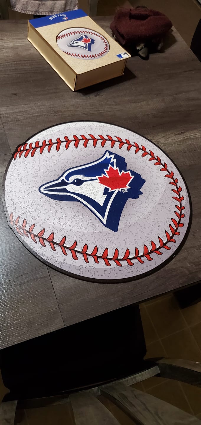 Customer photo review of Toronto Blue Jays™ - Wooden Puzzle