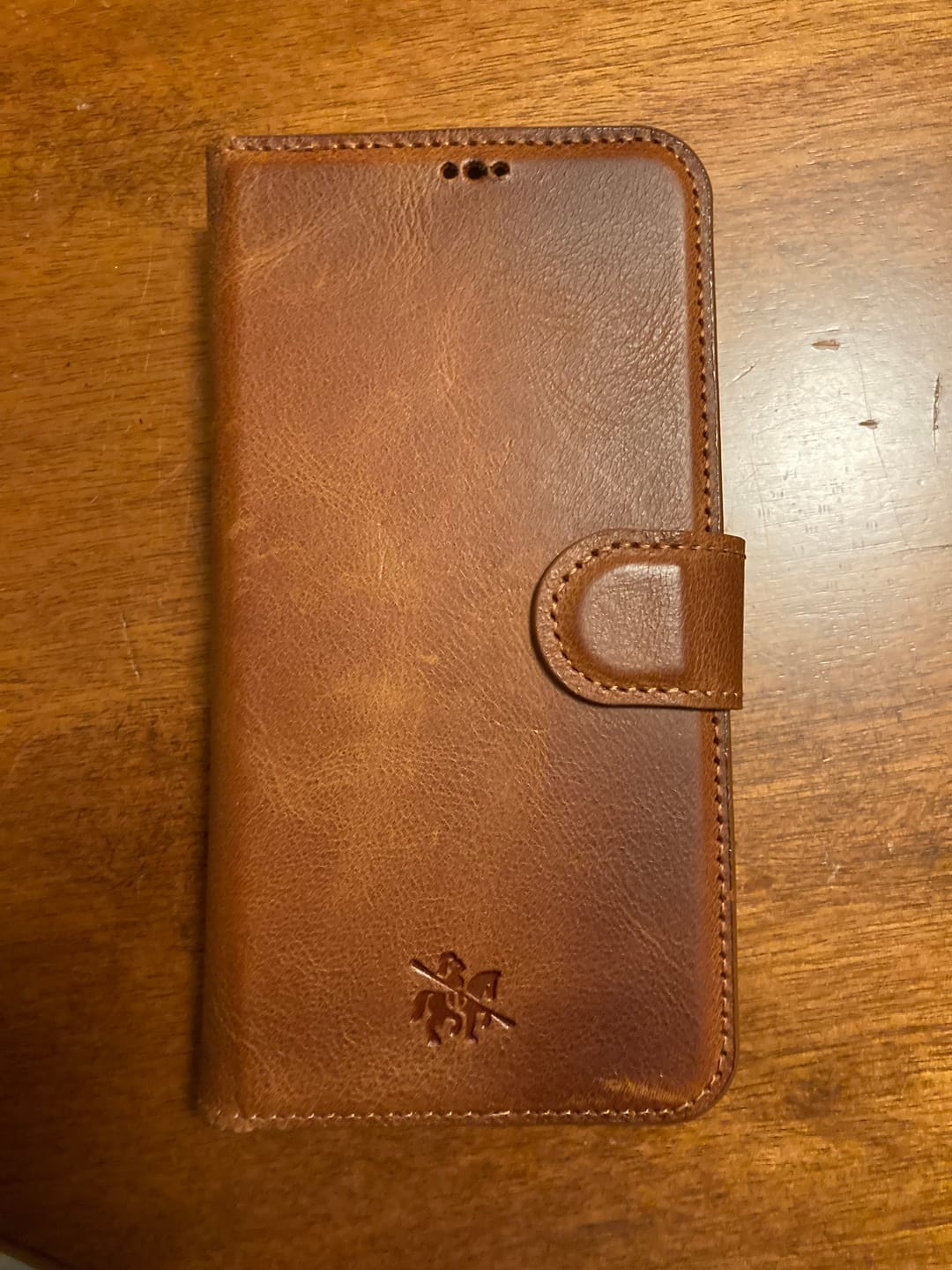 Customer photo review of Florence RFID Blocking Leather Wallet Case for iPhone 14