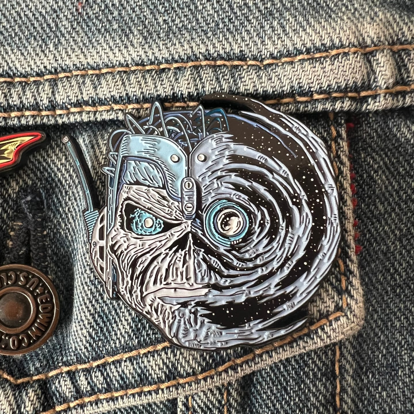 Customer photo review of Iron Maiden - Wasted Years - Pin