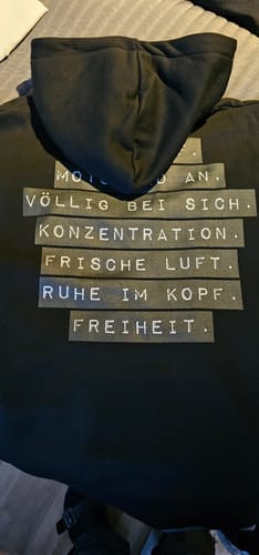 Customer photo review of Ruhe im Kopf