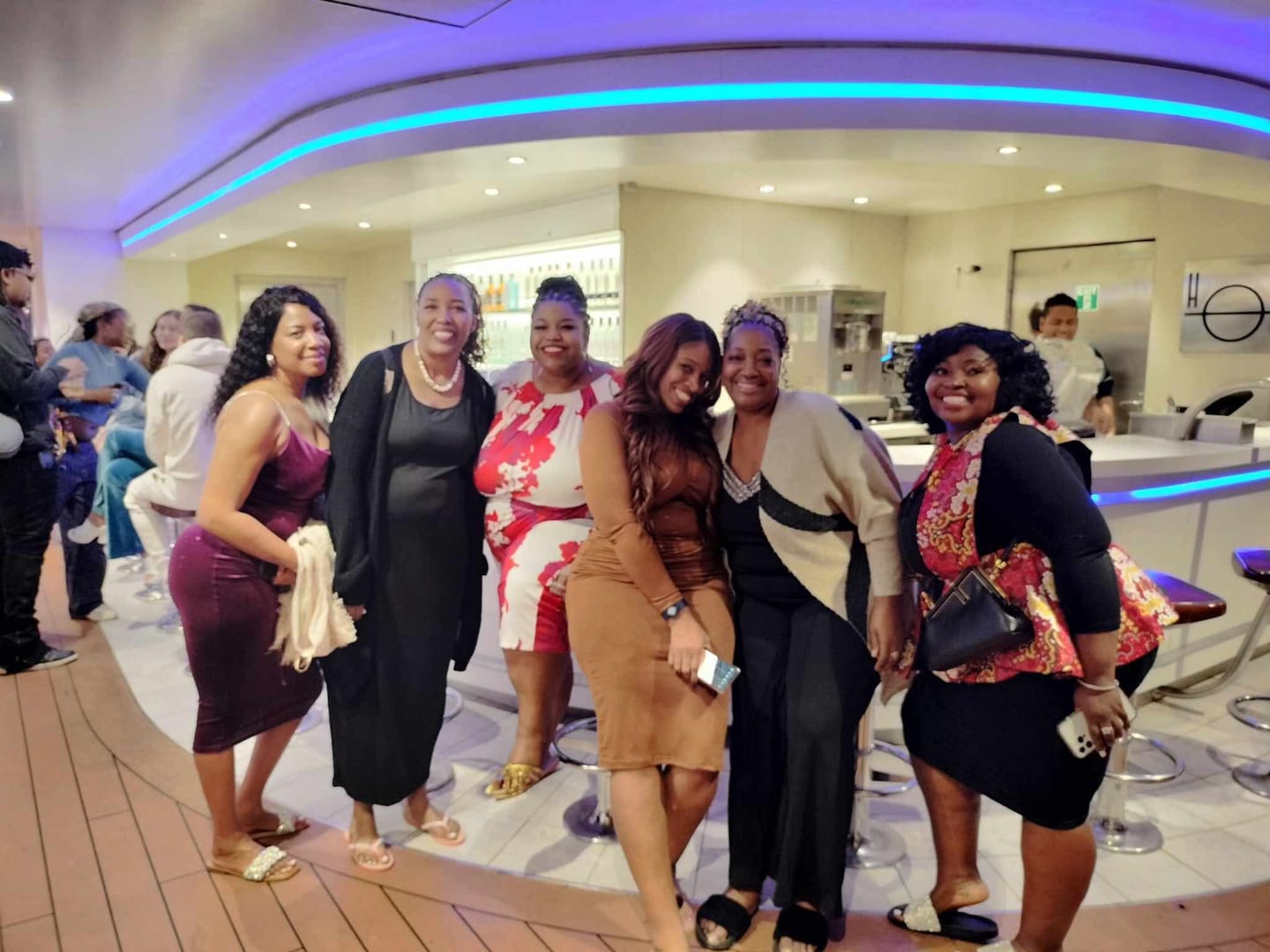 Customer photo review of Gaga Women's African Print Peplum Light Coat - Red