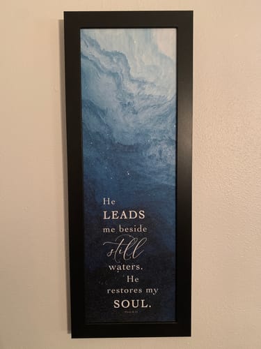 Customer photo review of He Leads Me by Summer Snow SN772